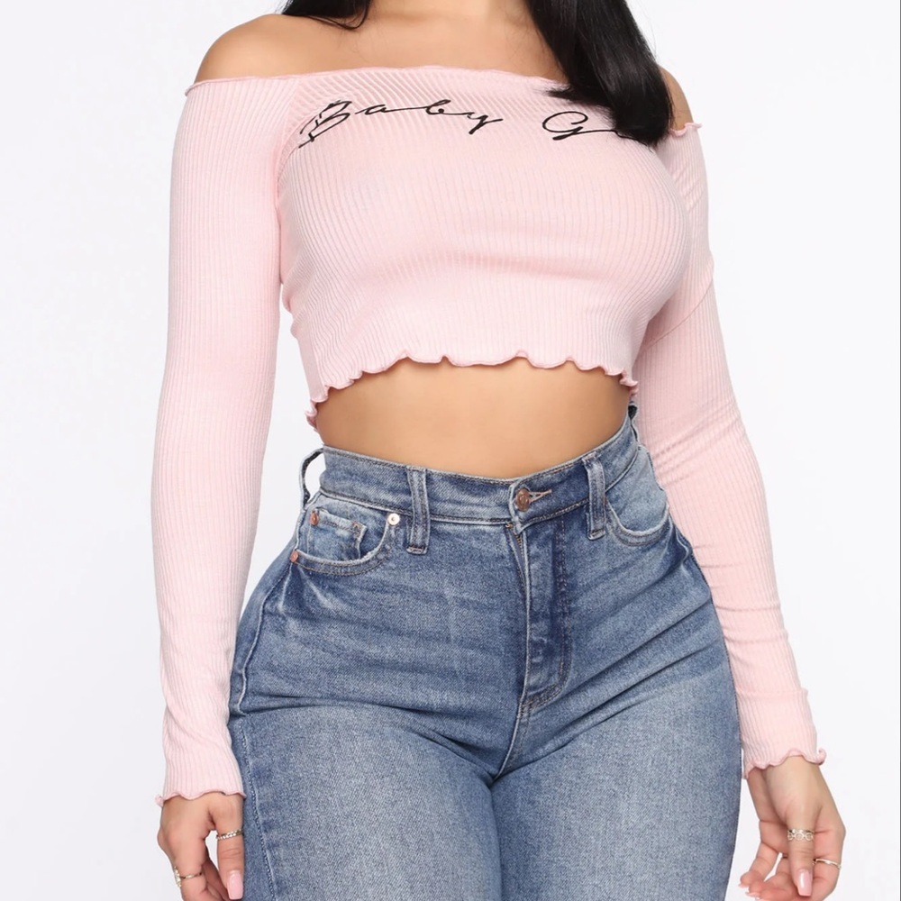 Baby Girl Pink Long Sleeve Top
